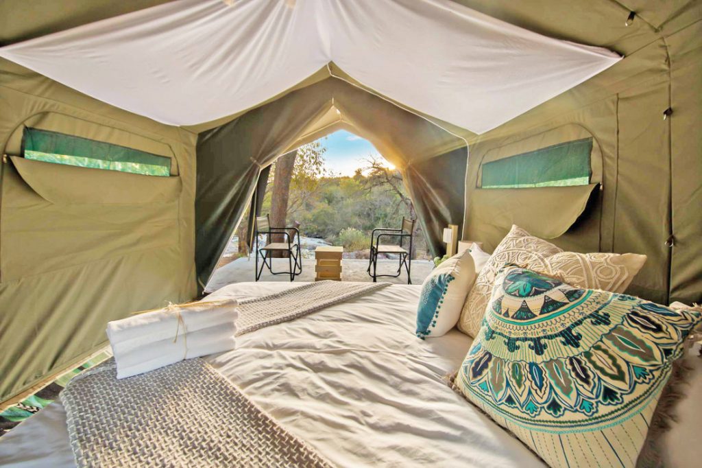 Südafrika Hazyview Lions Rock Rapids Tented Camp Zeltunterkunft Iwanowskis Reisen - afrika.de