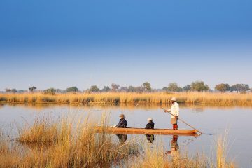 Botswana Okavango Delta Splash Camp Mokoro Iwanowskis Reisen - afrika.de