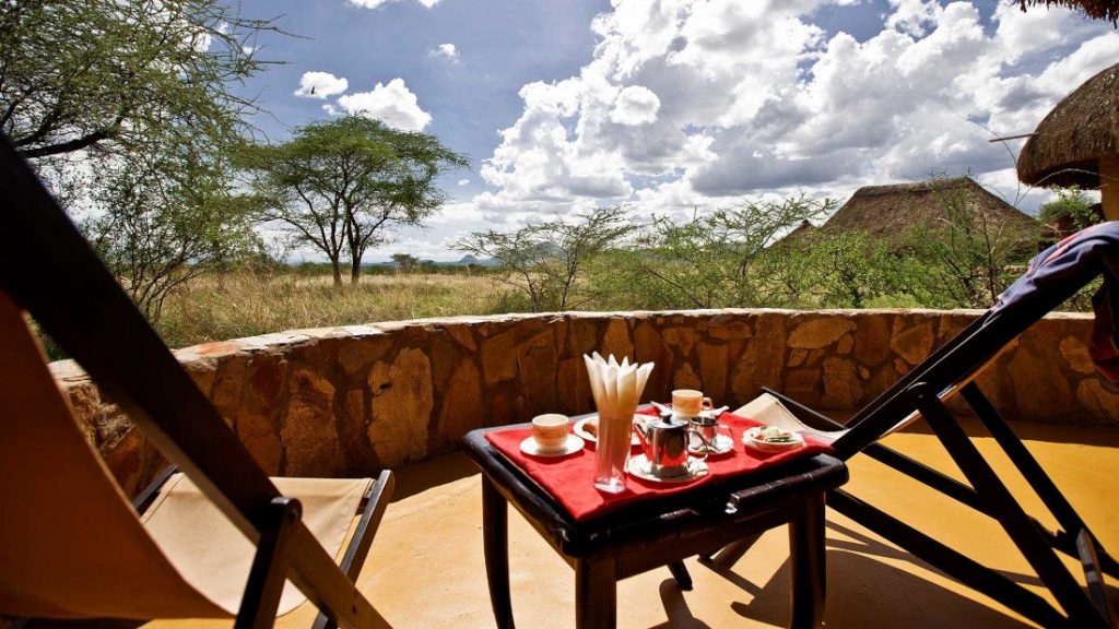 Kenia Samburu National Park Samburu Sopa Lodge Frühstück Iwanowskis Reisen - afrika.de