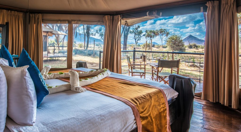 Kenia Samburu Nationalpark Ashnil Saburu Camp Safarizelt Iwanowskis Reisen - afrika.de