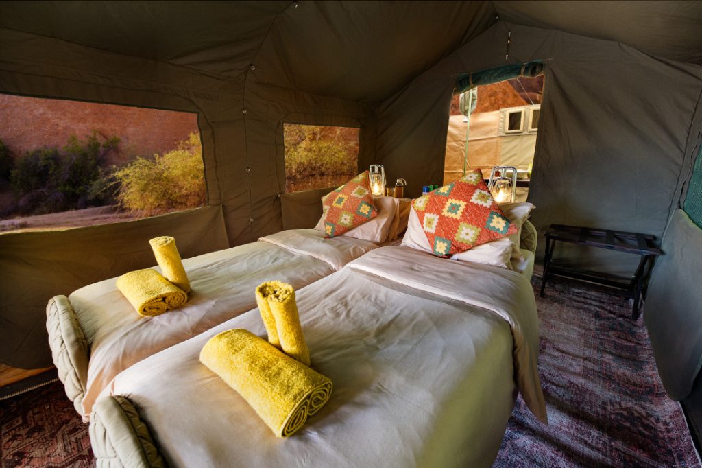 Namibia Kaokoland Mobile Tent Safarizelt Iwanowskis Reisen - afrika.de