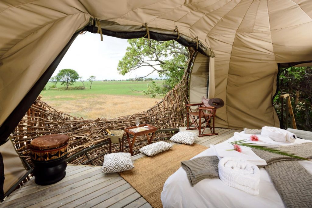 Sambia Kafue National Park Chisa Busanga Camp Unterkunft Iwanowskis Reisen - afrika.de