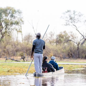 Botswana Okavango Delta Mokoro Einbaum Iwanowskis Reisen - afrika.de