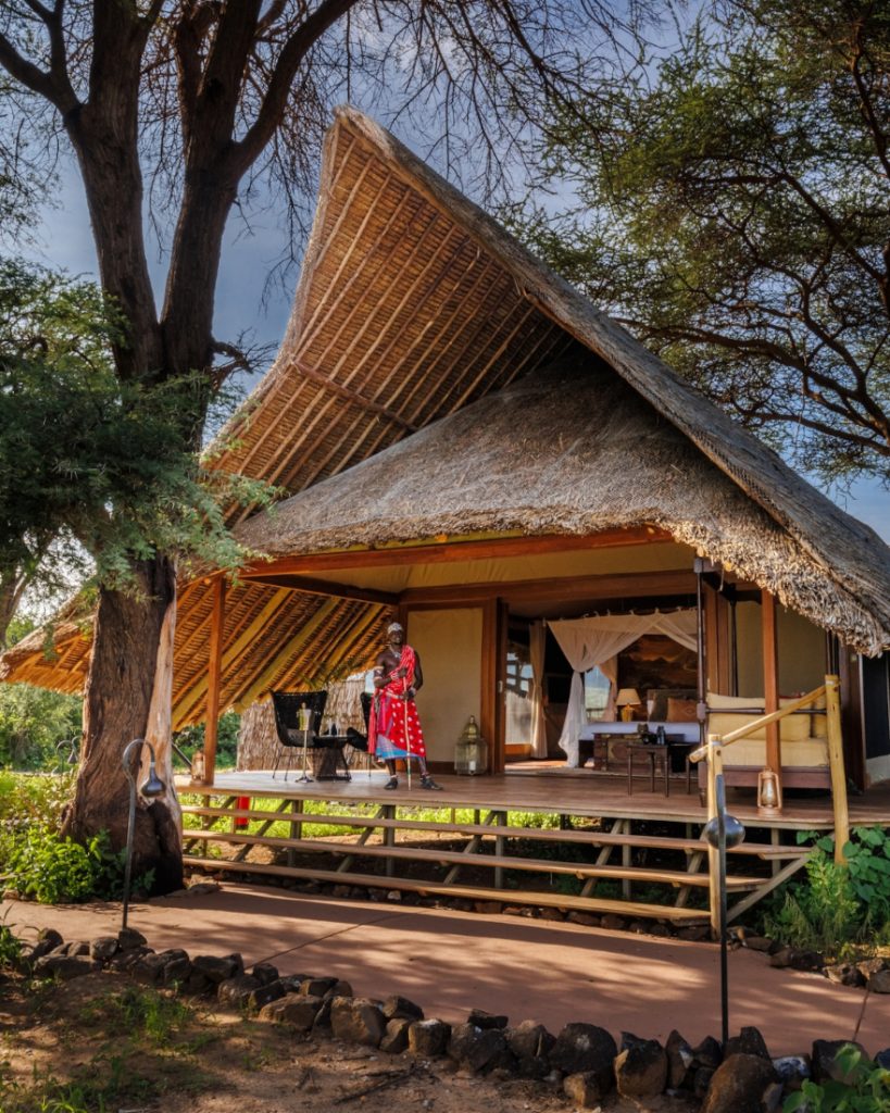 Kenia Samburu National Park Larsens Camp Zeltunterkunft Iwanowskis Reisen - afrika.de
