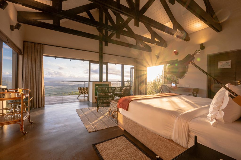 Südafrika Babanango Game Reserve Zulu Rock Lodge Luxury Suite Iwanowskis Reisen - afrika.de