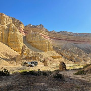 Angola Namibe Region Colinas Felsformationen Iwanwoskis Reisen - afrika.de
